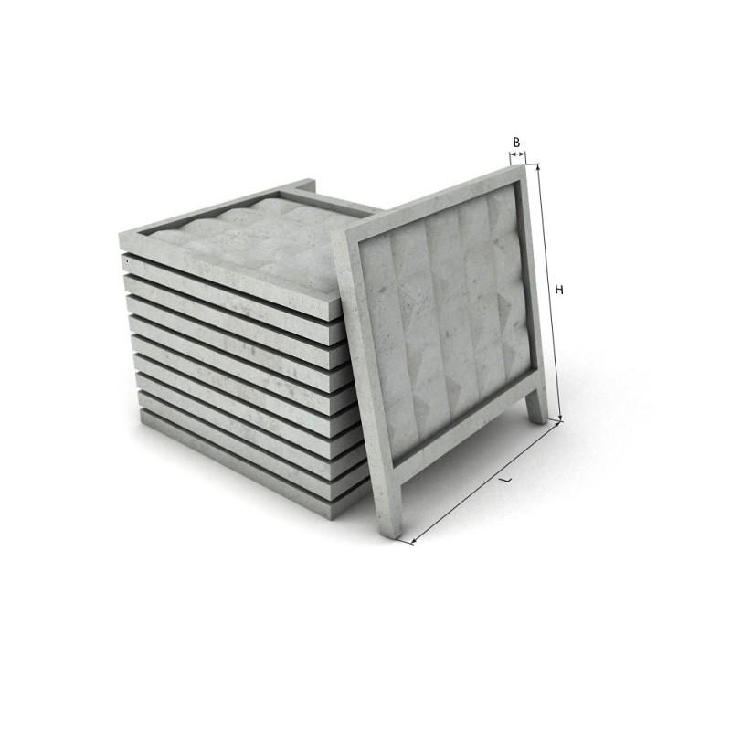 Плита забора П6-В